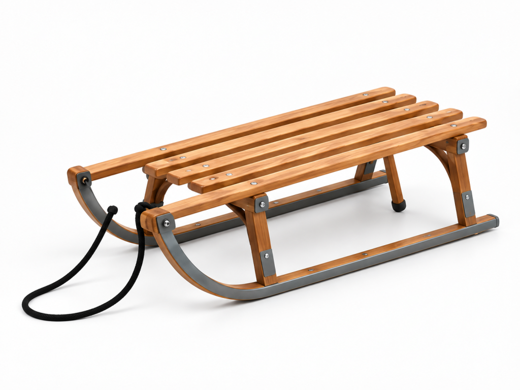 Wooden sled